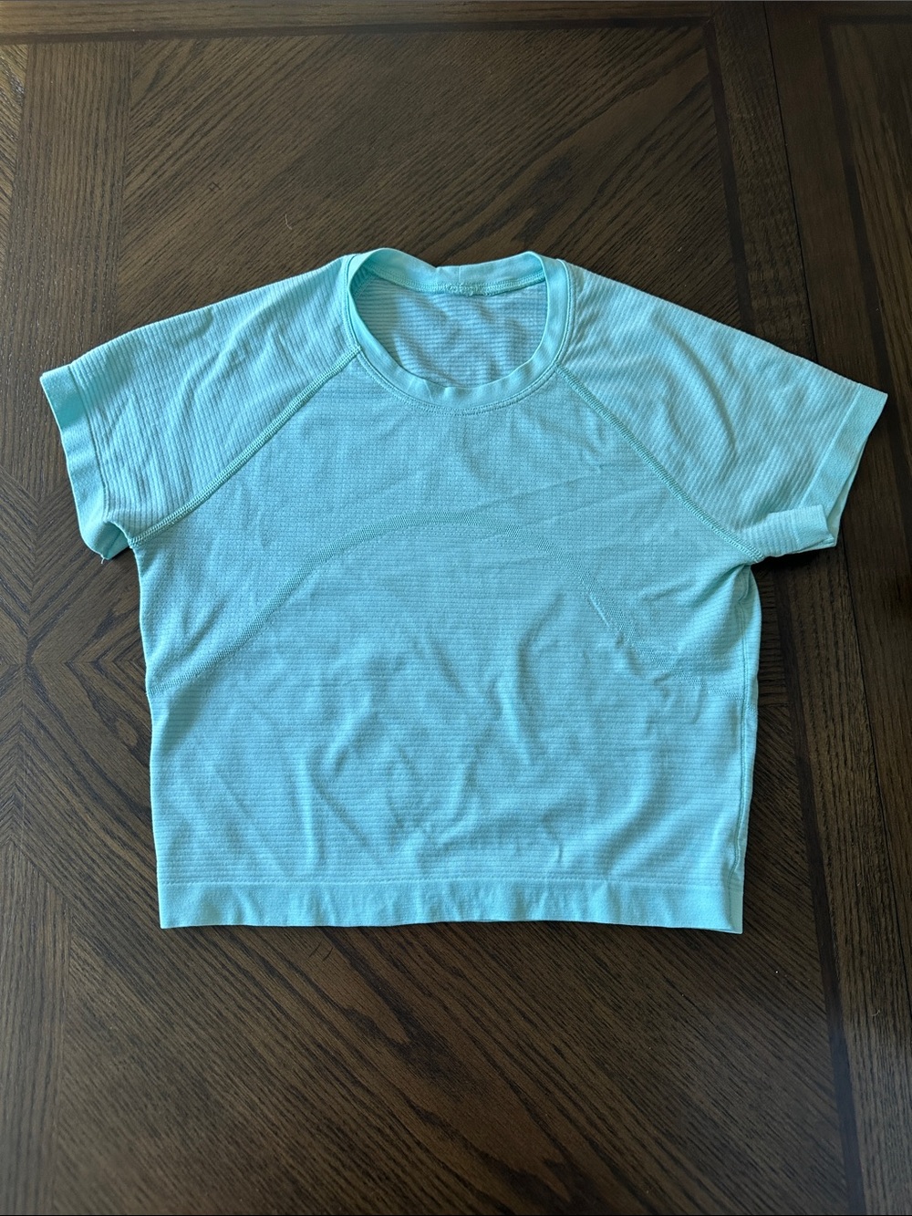 lululemon athletica Short Sleeve Crew Tee in Light Aqua